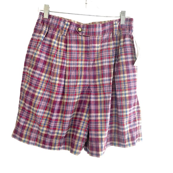 Short Liz Claiborne Lizsport – Chino Rouge, Taille 10, Taille Haute – Neuf Avec étiquettes